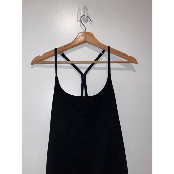 Halara Black Strappy Sleeveless A-Line Adjustable Straps & Back Detail Women's D - Picture 4 of 10